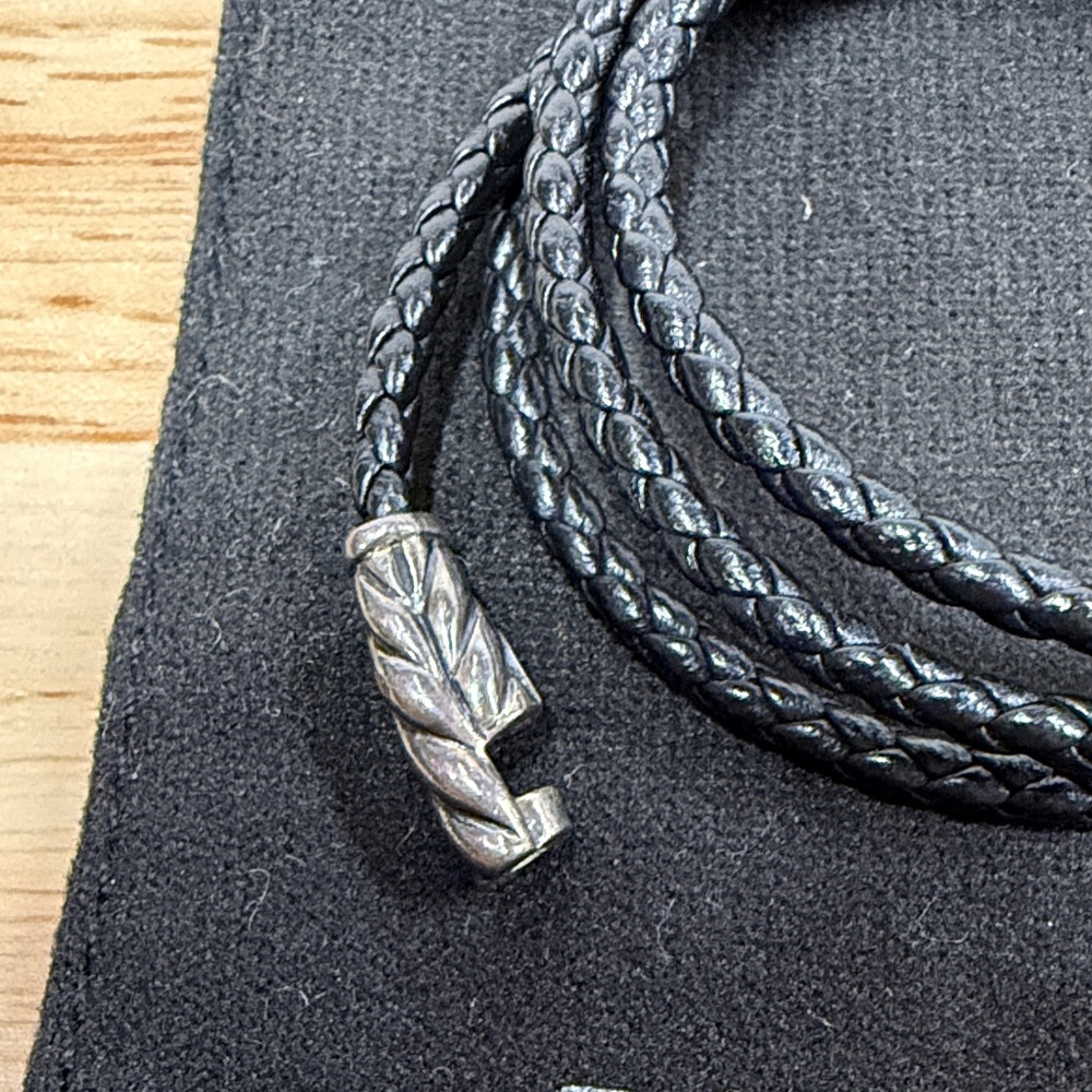 David Yurman CHEVRON TRIPLE WRAP BRACELET - Picture 2 of 5